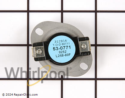 High Limit Thermostat WP53-0771 Alternate Product View