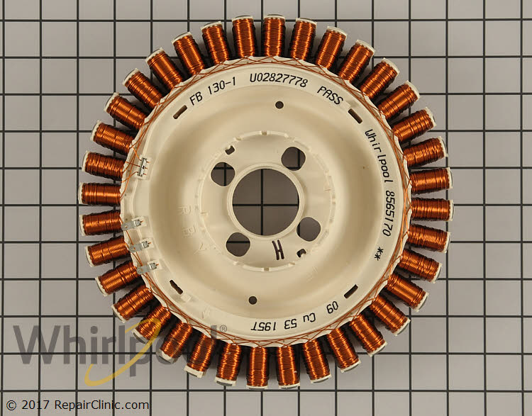 Stator Assembly WPW10419333 | Whirlpool Replacement Parts 