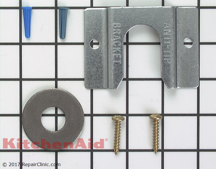 AntiTip Bracket 8273888A KitchenAid Replacement Parts