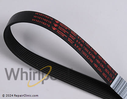 Drive Belt WPW10388418 Alternate Product View