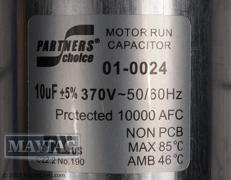 Run Capacitor 01-0024 Alternate Product View