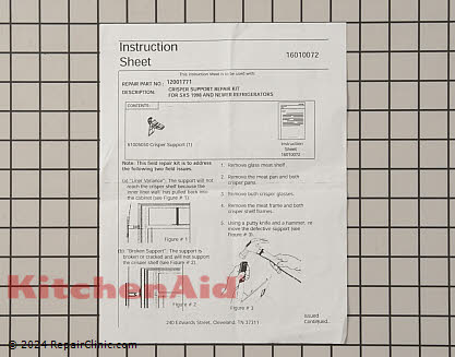 Shelf Support WP61005050 Alternate Product View