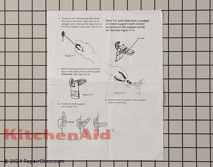 Shelf Support WP61005050 Alternate Product View