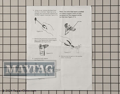 Shelf Support WP61005050 Alternate Product View