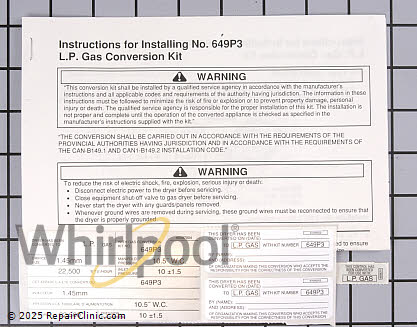 Conversion Kit LPK1 Alternate Product View