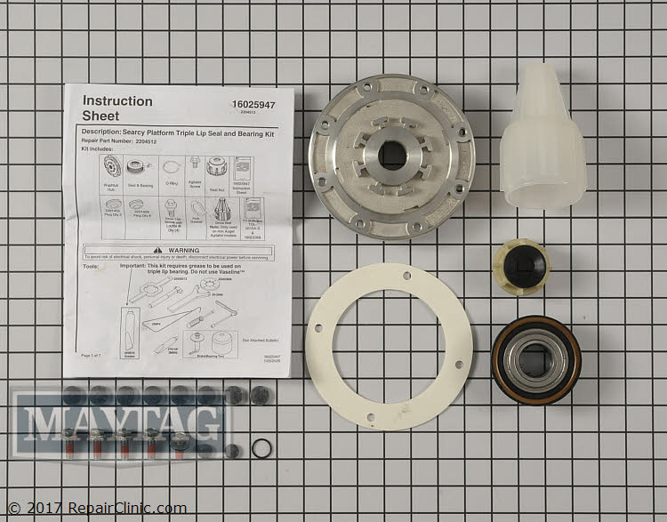 Tub Seal and Bearing Kit W10116791 Maytag Replacement Parts