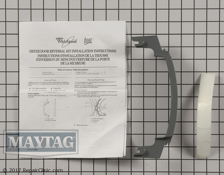 Door Reversal Kit 8579666ARP Maytag Replacement Parts