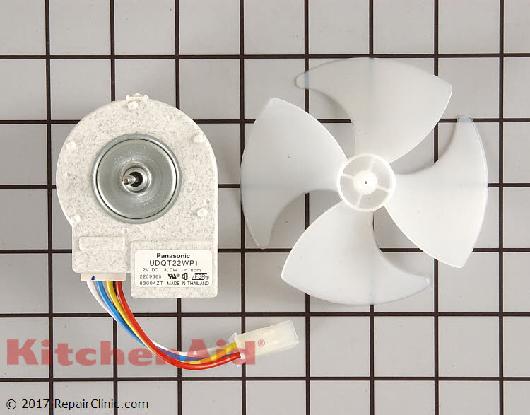 Evaporator Fan Motor 8201589 KitchenAid Replacement Parts