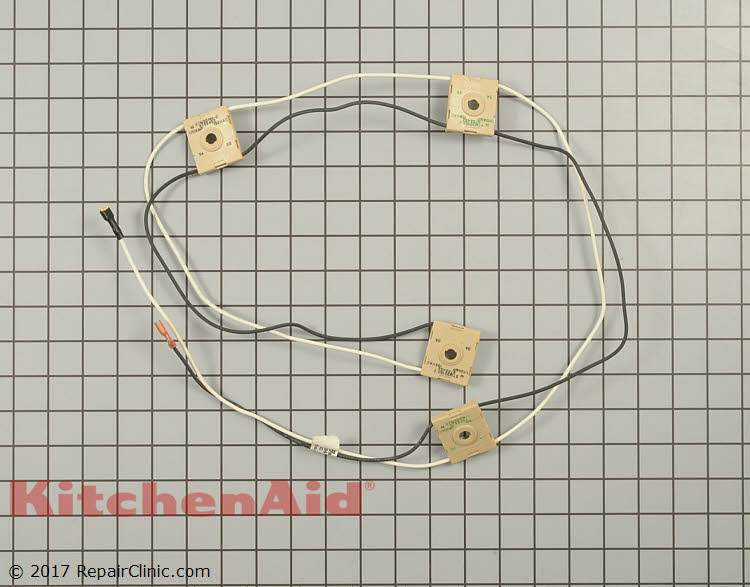 Spark Ignition Switch and Harness WP4456905 KitchenAid Replacement Parts