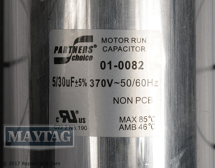 Dual Run Capacitor 01-0082 Alternate Product View