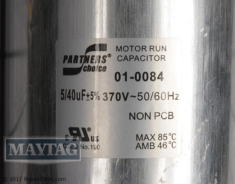 Dual Run Capacitor 01-0084 Alternate Product View