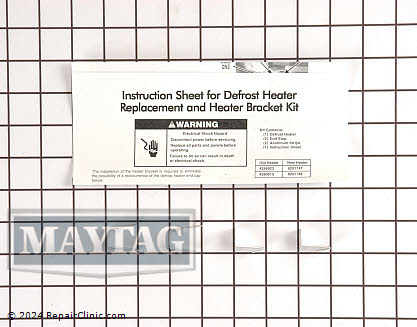Defrost Heater Assembly W11175809 Alternate Product View