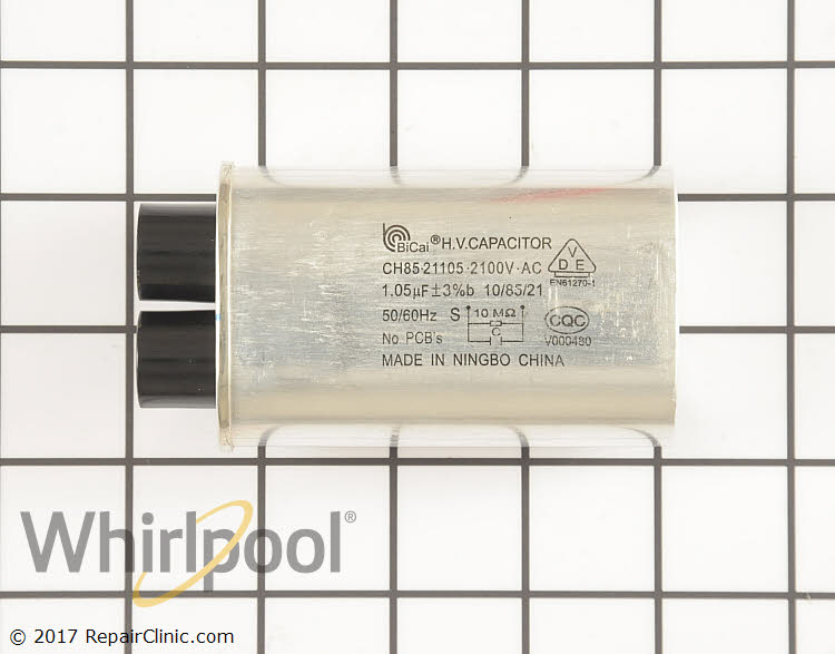 High Voltage Capacitor W10850446 Alternate Product View