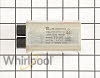 High Voltage Capacitor W10850446