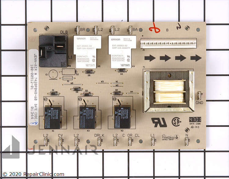 Relay Board WPY04100260 JennAir Replacement Parts