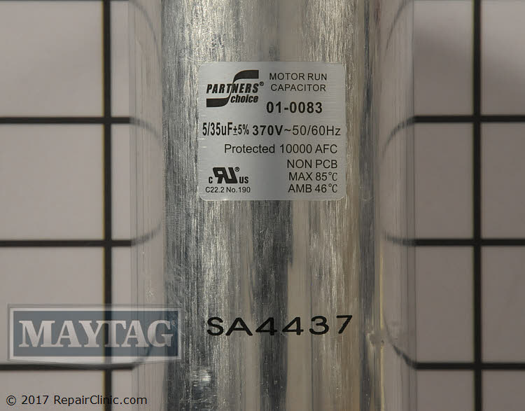Dual Run Capacitor 01-0083 Alternate Product View