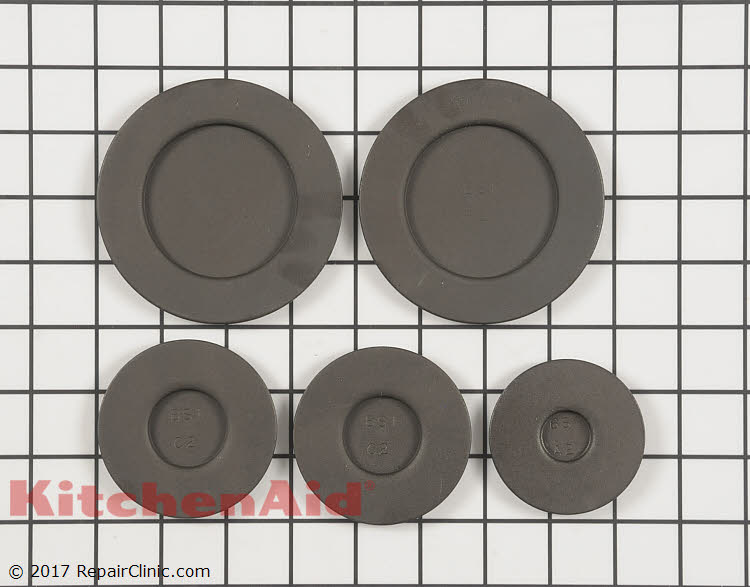 Surface Burner Cap WPW10183374 KitchenAid Replacement Parts