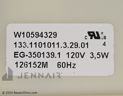 Damper Control Assembly WPW10594329 Alternate Product View