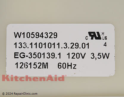 Damper Control Assembly WPW10594329 Alternate Product View