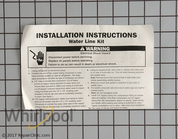 Water Line Installation Kit 8003RP Alternate Product View