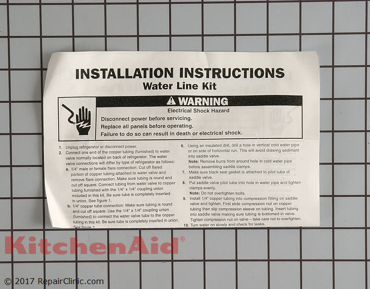 Water Line Installation Kit 8003RP Alternate Product View