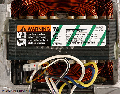 Drive Motor WP3352287 Alternate Product View