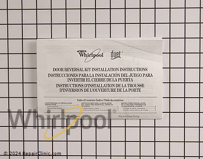 Door Reversal Kit 8530072 Alternate Product View