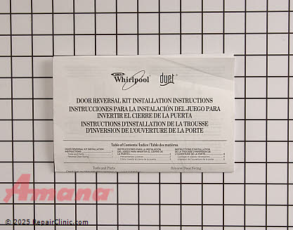 Door Reversal Kit 8530072 Alternate Product View