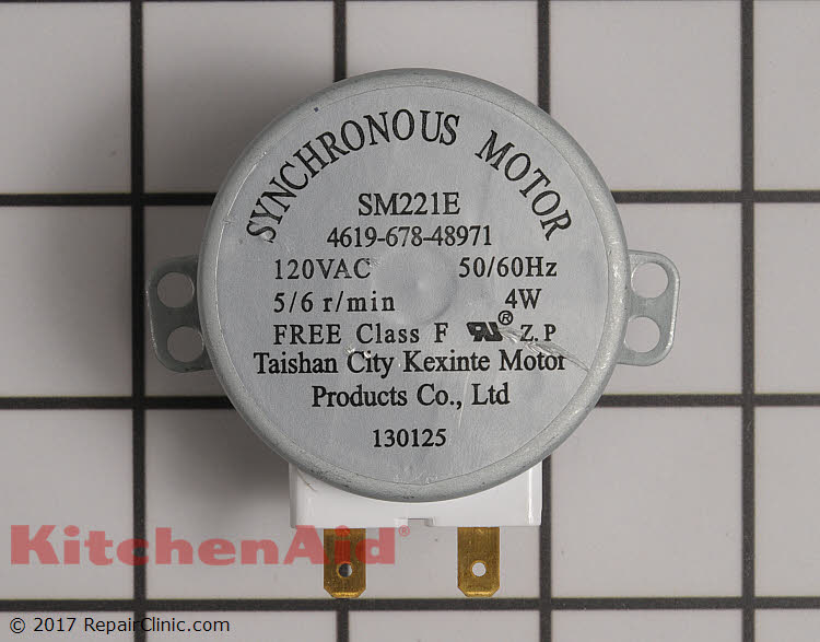 Turntable Motor W10911403 KitchenAid Replacement Parts