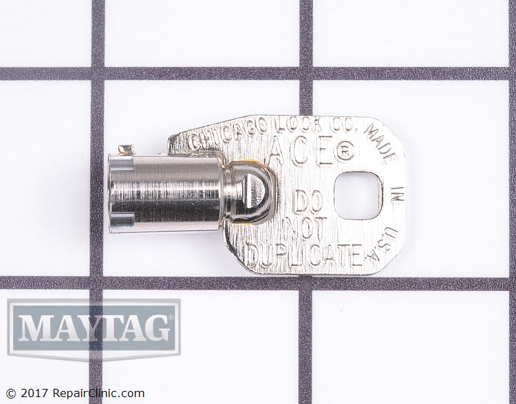 Door Key WPW10140858 Maytag Replacement Parts