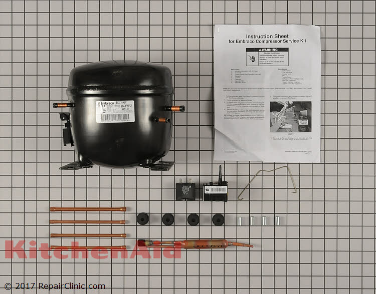 Compressor W10160407 Alternate Product View