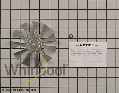 Fan Blade W10758272 Alternate Product View