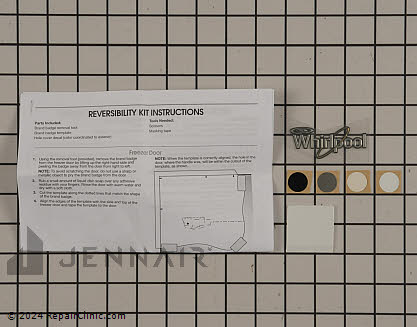 Door Reversal Kit W10395148 Alternate Product View