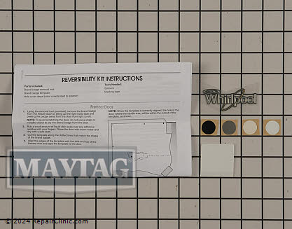 Door Reversal Kit W10395148 Alternate Product View