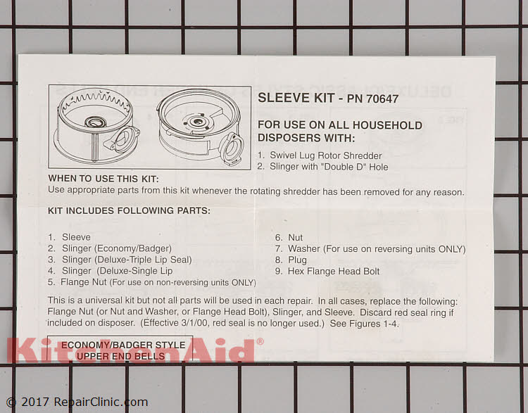 Seal Kit 4211578 Alternate Product View