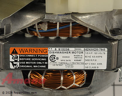 Pump and Motor Assembly WP6-917113 Alternate Product View