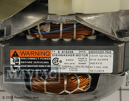 Pump and Motor Assembly WP6-917113 Alternate Product View
