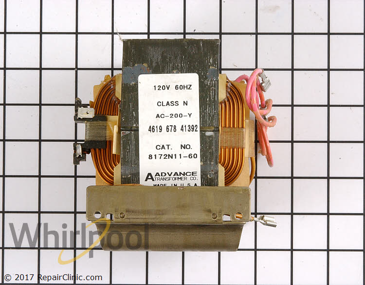 High Voltage Transformer WP4375286 | Whirlpool Replacement Parts 