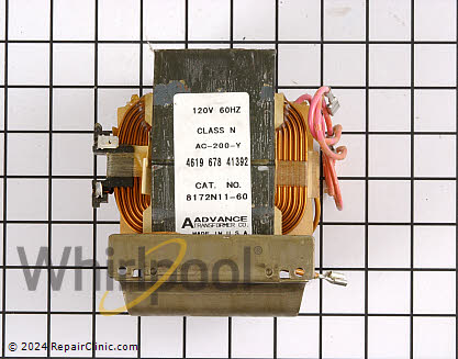 High Voltage Transformer WP4375286 | Whirlpool Replacement Parts