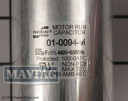 Run Capacitor 01-0094 Alternate Product View