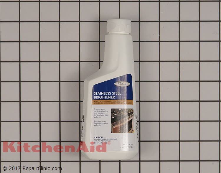 Stainless Steel Cleaner W10252111 Kitchenaid Replacement Parts Stainless Steel Cleaner W10252111 Alternate View