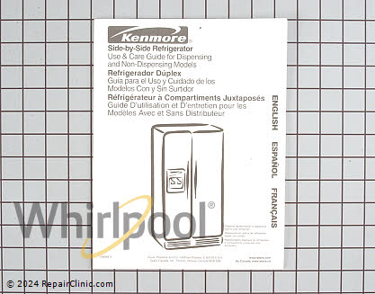 Owner's Manual 10894811 Alternate Product View