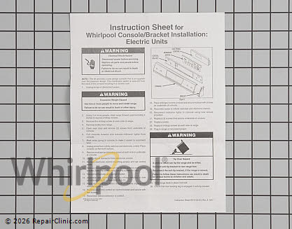 Touchpad and Control Panel W10122300 Alternate Product View