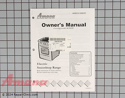 Manuals, Care Guides & Literature 32060701 Alternate Product View