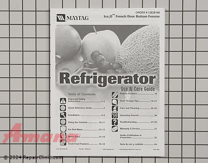 User Manual 12828140 Alternate Product View