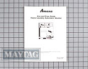 Owner's Manual - Part # 485543 Mfg Part # 308643