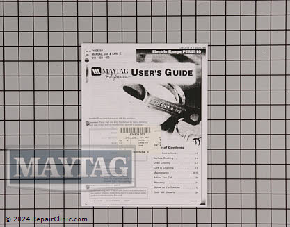 Owner's Manual 74005284 Alternate Product View