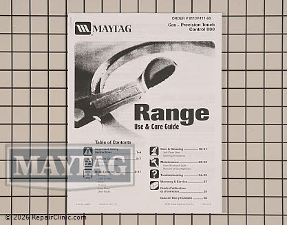 Manual 8113P411-60 Alternate Product View