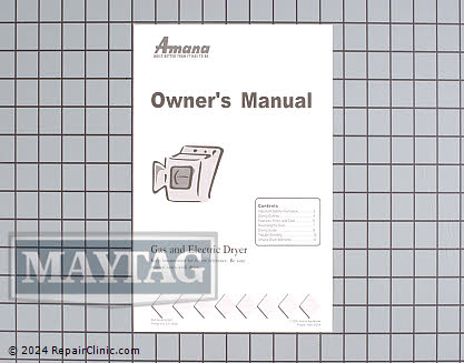 Owner's Manual 40124301 Alternate Product View