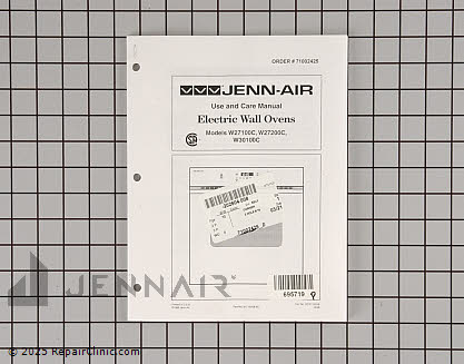 Owner's Manual 71002425 Alternate Product View